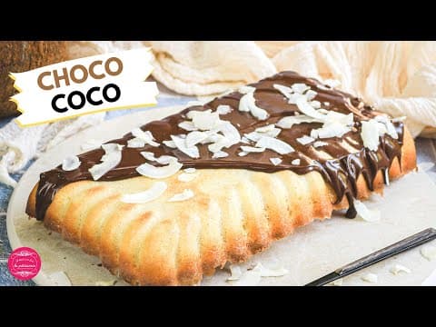 Chocolate and Coconut Cake - Delicious French dessert with easy difficulty. Perfect recipe converted from YouTube video to PDF format.