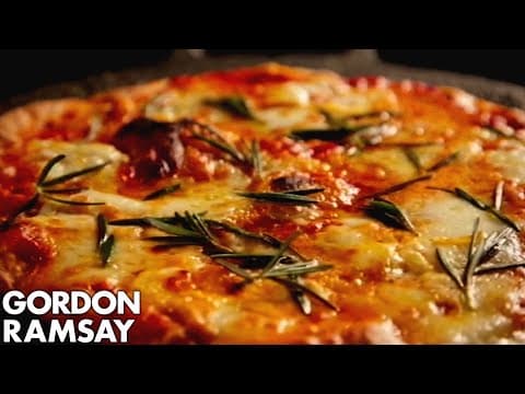 Pan‑Fried Pizza with Tomato Passata, Mozzarella & Rosemary