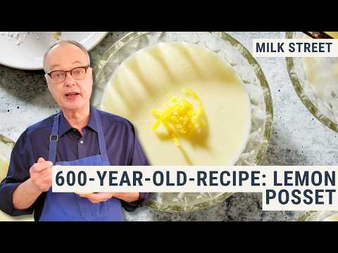 Is this 600-year-old recipe any good? (Lemon Posset) - British recipe that serves 6 people. A medium difficulty cooking recipe converted from YouTube video with complete ingredients and step-by-step instructions.