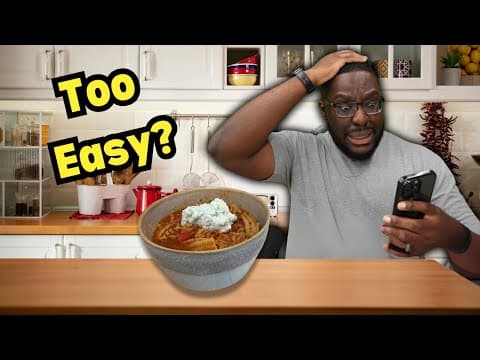 I Tried To Make Lasagna Soup. Amateur Cook Challenge and Review