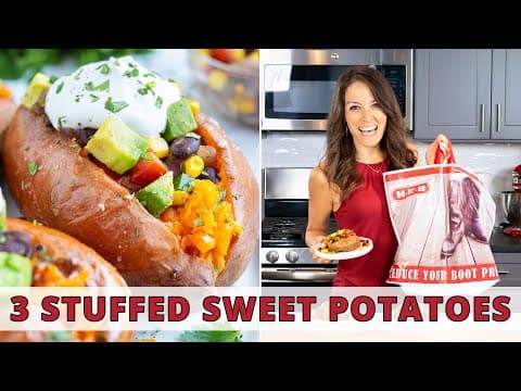3 Quick & Easy Stuffed Sweet Potatoes