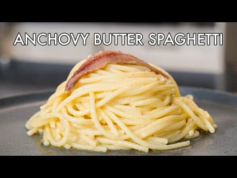Anchovy Butter Pasta