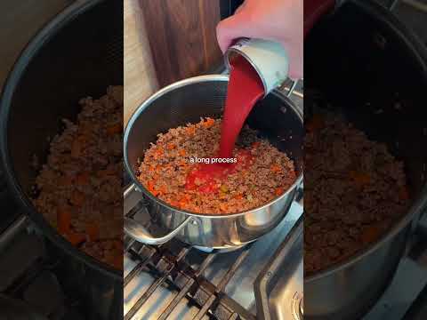 Bolognese in the cheese wheel
