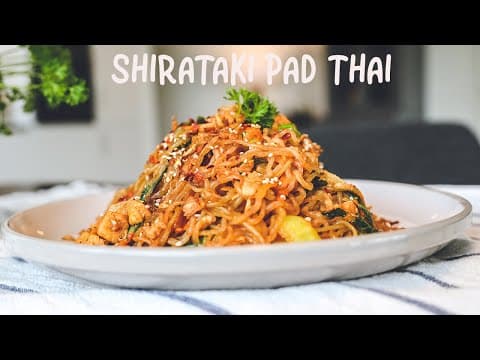 Pad Thai With Shirataki Noodles Recipe
