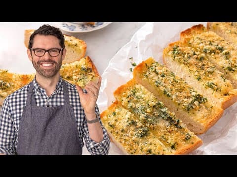 Garlic Bread with Parsley Butter and Parmesan