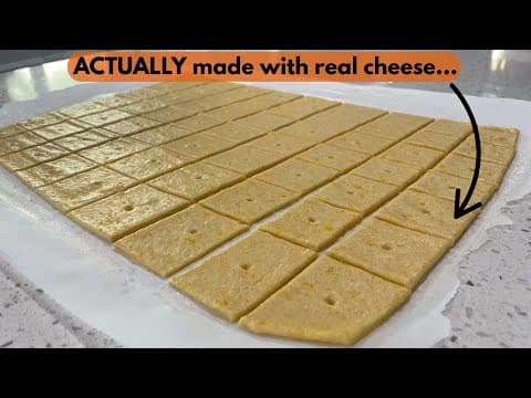 Sourdough Cheese Crackers (Homemade Cheez-Its)