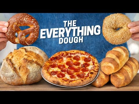 The Everything Dough: Versatile No-Knead Dough for Bread, Baguettes, Pizza, Bagels, and Pretzels