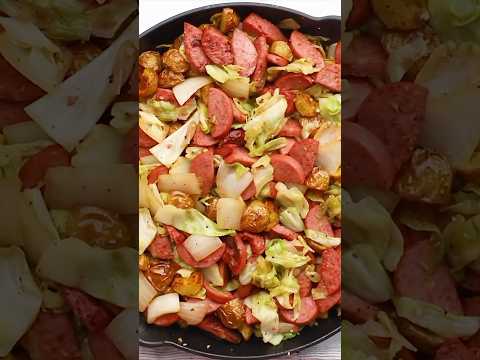 Kielbasa Cabbage Skillet