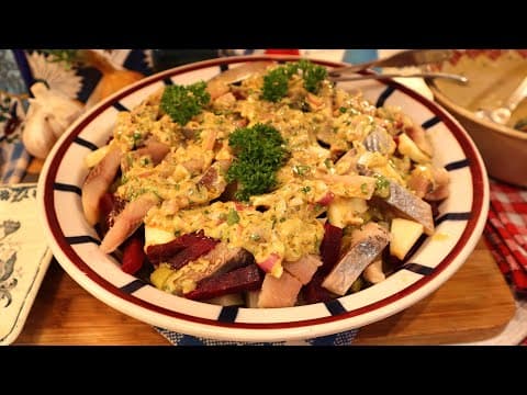 German-style potato salad with spicy vinaigrette