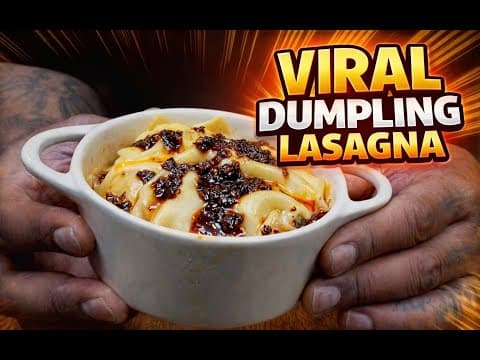 THE VIRAL DUMPLING LASAGNA