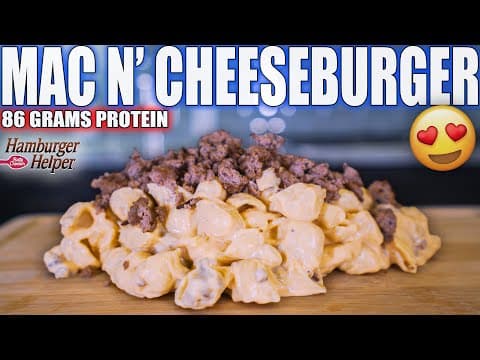 Anabolic Mac and Cheeseburger - Delicious American recipe with easy difficulty. Perfect recipe converted from YouTube video to PDF format.
