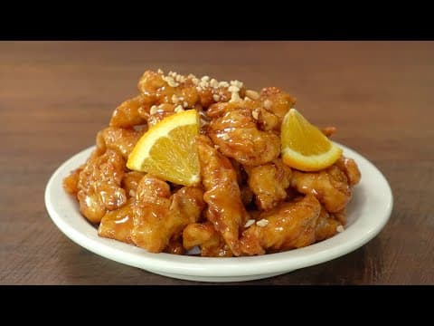 Crispy Orange Chicken - Delicious Korean main course with medium difficulty. Perfect recipe converted from YouTube video to PDF format.