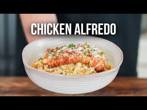 QUICK Chicken Alfredo Pasta