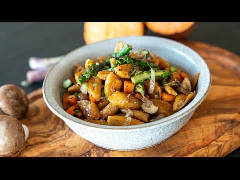 Homemade Sweet Potato Pasta - Delicious French main course with easy difficulty. Perfect recipe converted from YouTube video to PDF format.