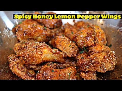 Honey Tiger Sauce Fried Chicken Wings