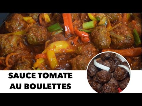 Homemade Beef Meatball Tomato Sauce - Delicious French main course with medium difficulty. Perfect recipe converted from YouTube video to PDF format.
