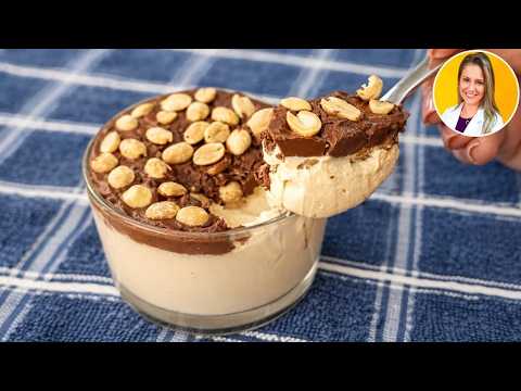 Only 3 INGREDIENTS! HIGH PROTEIN & LOW CARB Snack or Dessert! Delicious, Light & NO SUGAR