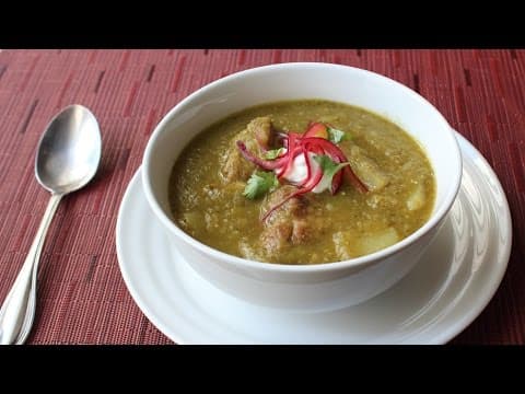 Chili Verde Recipe - Easy Pork & Tomatillo Stew - How to Make Green Chili