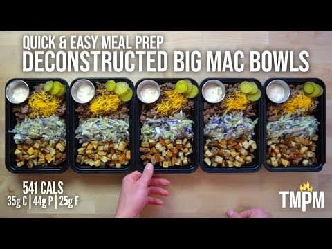 Meal Prep These Deconstructed Big Mac Bowls in Just Over 30 Minutes