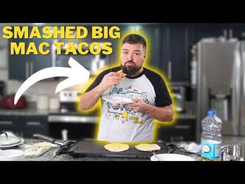 This Viral Smashed Big Mac Taco Recipe Blew my mind! MUST TRY! EASY Dinner