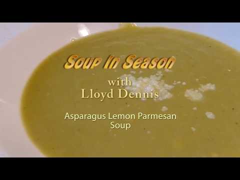 Asparagus Lemon Parmesan Soup