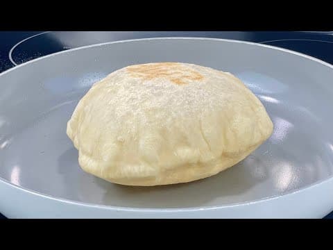 Homemade pita - Delicious Middle East snack with easy difficulty. Perfect recipe converted from YouTube video to PDF format.