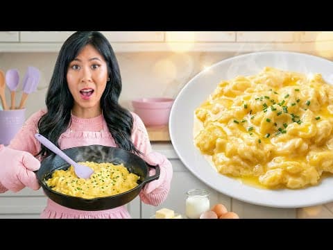 World's Best SCRAMBLED EGGS Recipe to Make at Home!