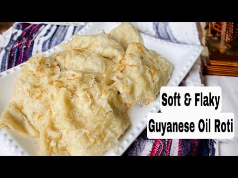 Guyanese Soft And Fluffy Oil Roti / Paratha Step By Step Instructions