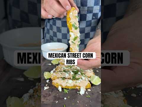 Am I getting invited to the cookout? Mexican street corn ribs! So good.
