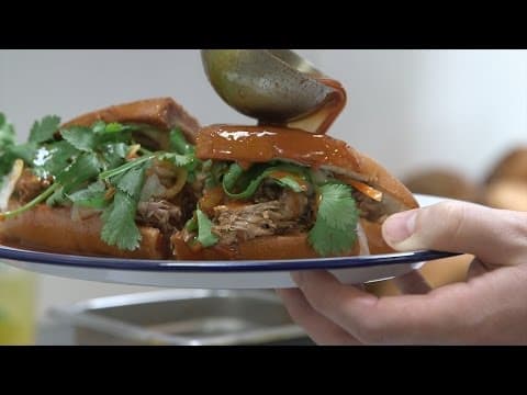 Torta ahogada (“drowned” sandwich) featured at Portland restaurant