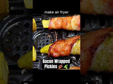 EASY Bacon Wrapped Pickles recipe