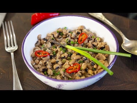 Салат из фасоли с сельдереем и тунцом