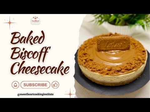 Baked Biscoff Cheesecake Recipe