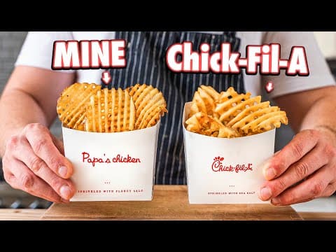 Chick-fil-A Waffle Fries with Homemade Chick-fil-A Sauce