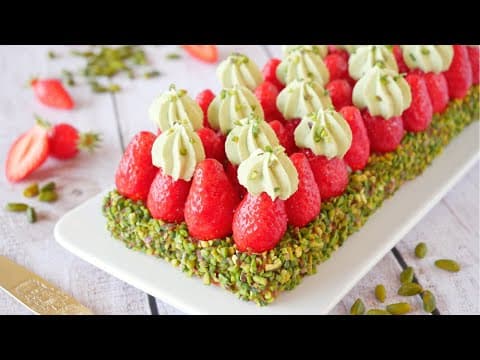 Strawberry Pistachio Tart à la Christophe Michalak - French Dessert Strawberry Pistachio Tart à la Christophe Michalak - Delicious French dessert with medium difficulty. Perfect recipe converted from YouTube video to PDF format.