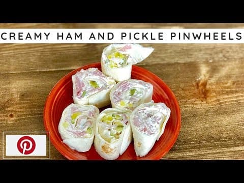 Ham, Pickle & Cream Cheese Pinwheels