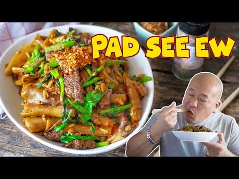 Stir-fried Rice Noodles with Soy Sauce and Beef (Thai style) - Thai Main Course Stir-fried Rice Noodles with Soy Sauce and Beef (Thai style) - Delicious Thai main course with medium difficulty. Perfect recipe converted from YouTube video to PDF format.