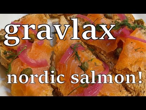 How to make Gravlax - An amazing salmon recipe - Nordic, cured salmon