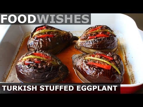 Turkish Stuffed Eggplant (Karniyarik) - Food Wishes
