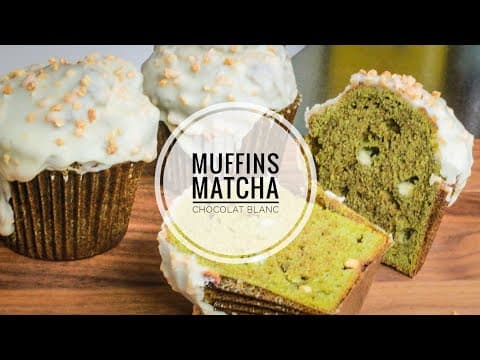 Moist matcha and white chocolate muffins, topped with toasted almonds - French Dessert Moist matcha and white chocolate muffins, topped with toasted almonds - Delicious French dessert with medium difficulty. Perfect recipe converted from YouTube video to PDF format.