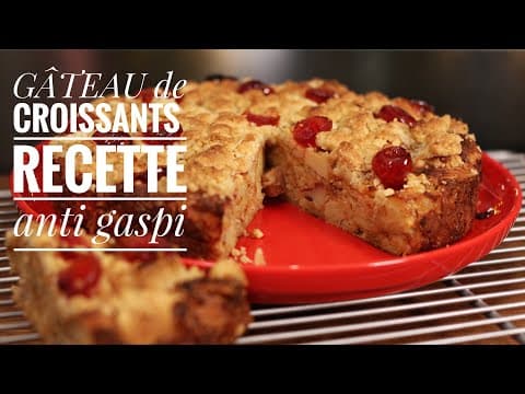 Gâteau de croissants aux pommes et crumble - Française Dessert Gâteau de croissants aux pommes et crumble - Delicious Française dessert with medium difficulty. Perfect recipe converted from YouTube video to PDF format.