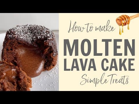 How to make a Chocolate Molten Lava Cake! Recipe