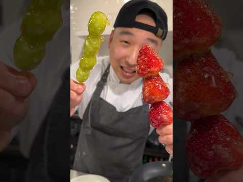 How to Make Tanghulu 🍓👨🏻🍳🍭