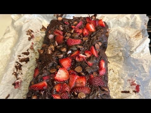 Making Chocolate Strawberry Banana Bread!