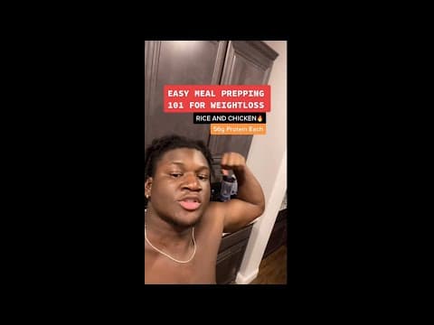 EASY MEAL PREP 101: Chicken & Rice