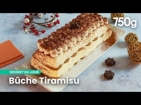 Bûche tiramisù de Noël - Italienne Dessert Bûche tiramisù de Noël - Delicious Italienne dessert with medium difficulty. Perfect recipe converted from YouTube video to PDF format.