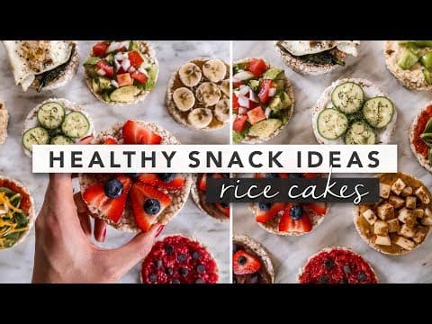 Easy Healthy Snack Recipes to To Try Today with Rice Cakes
