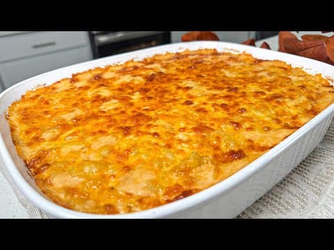 Perfect Thanksgiving Mac and Cheese - American Side Dish Perfect Thanksgiving Mac and Cheese - Delicious American side dish with medium difficulty. Perfect recipe converted from YouTube video to PDF format.