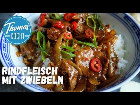 Rindfleisch mit Zwiebeln und Austernsoße - Chinesisch Main Course Rindfleisch mit Zwiebeln und Austernsoße - Delicious Chinesisch main course with medium difficulty. Perfect recipe converted from YouTube video to PDF format.