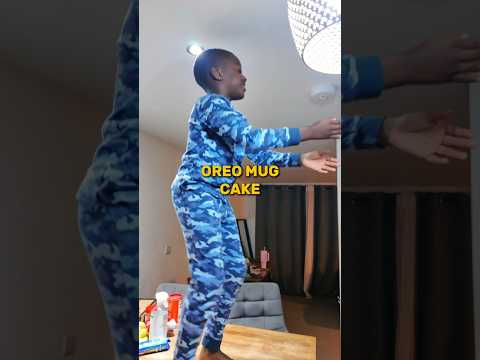 Making an Oreo Mug Cake at 12am... aura farming 👀